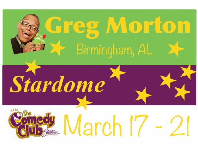 Greg Morton appears at the Stardome all this week!